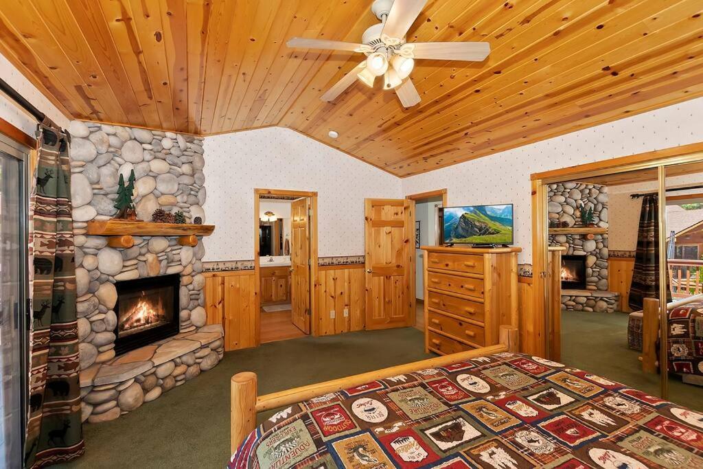Teakwood - 3-Br Spa, Fire Pit, Quiet, Ac, Centrally Located Villa Big Bear Lake Luaran gambar