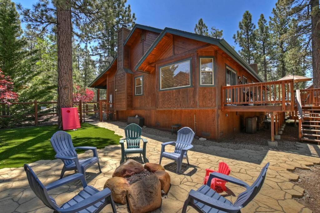 Teakwood - 3-Br Spa, Fire Pit, Quiet, Ac, Centrally Located Villa Big Bear Lake Luaran gambar