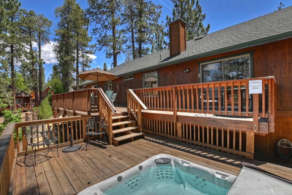 Teakwood - 3-Br Spa, Fire Pit, Quiet, Ac, Centrally Located Villa Big Bear Lake Luaran gambar