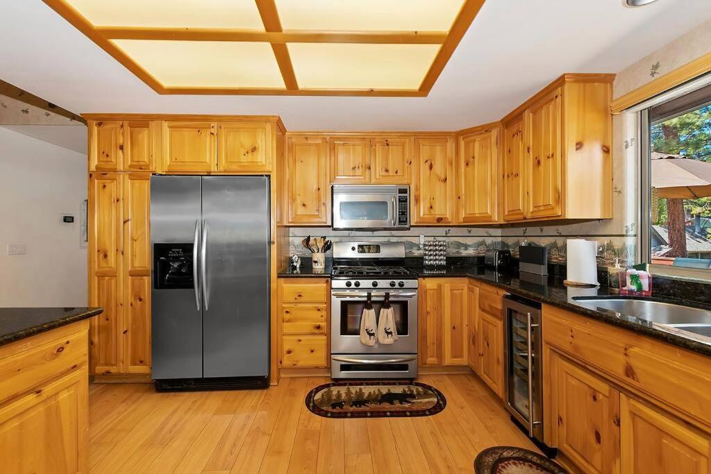 Teakwood - 3-Br Spa, Fire Pit, Quiet, Ac, Centrally Located Villa Big Bear Lake Luaran gambar