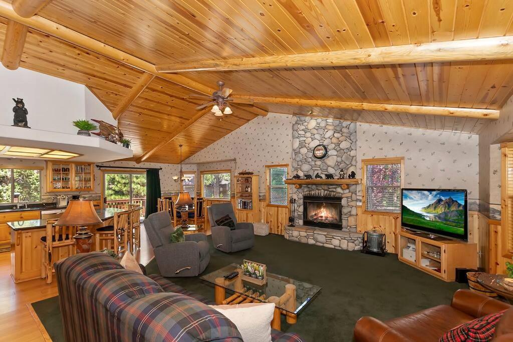 Teakwood - 3-Br Spa, Fire Pit, Quiet, Ac, Centrally Located Villa Big Bear Lake Luaran gambar